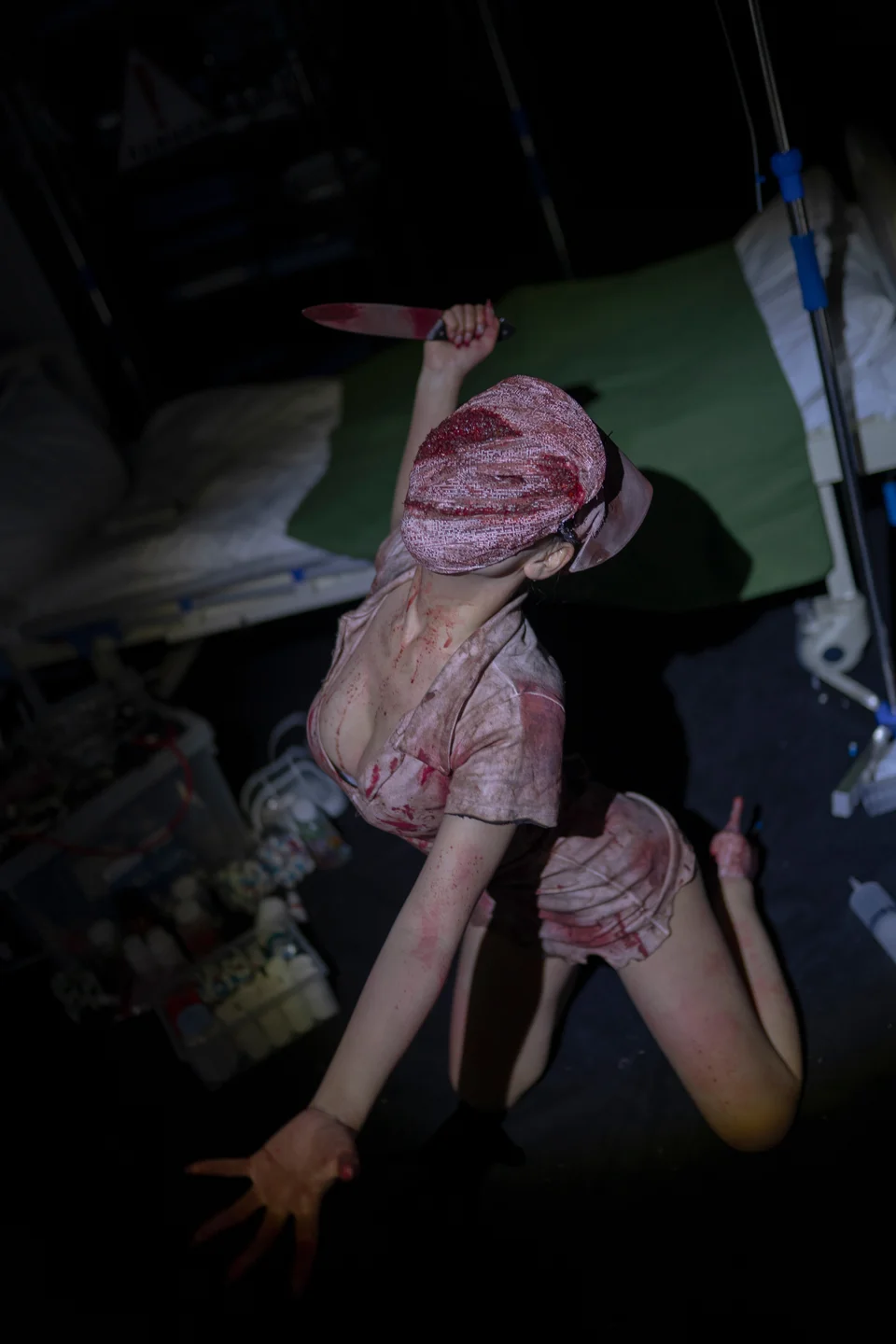 Bangni邦尼 - No.070 寂静岭护士 [90P,4V-1.19GB] tg@simisebaisi 【丝足阁】027.webp